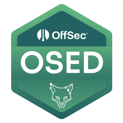 OSED - Offensive Security Exploit Developer Advanced Exploitation Certification